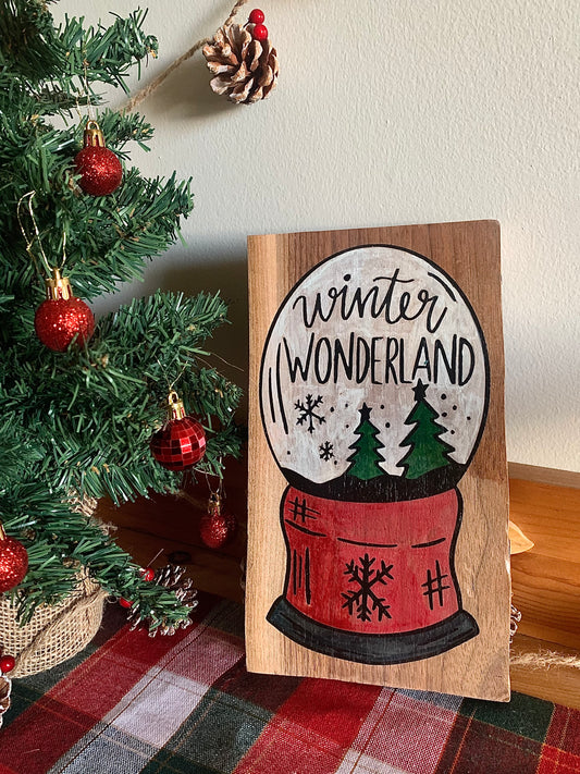Wood Sign - Winter Wonderland