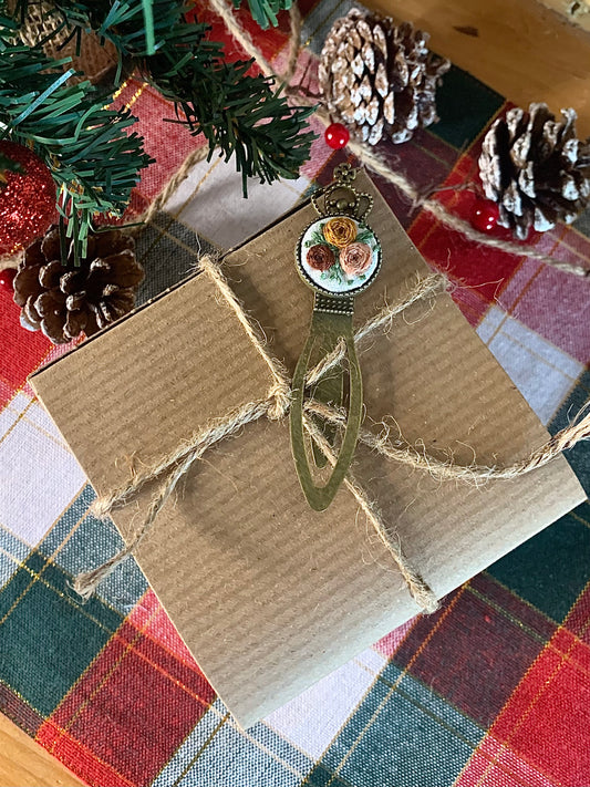 Embroidered Bookmark - Royal Garden