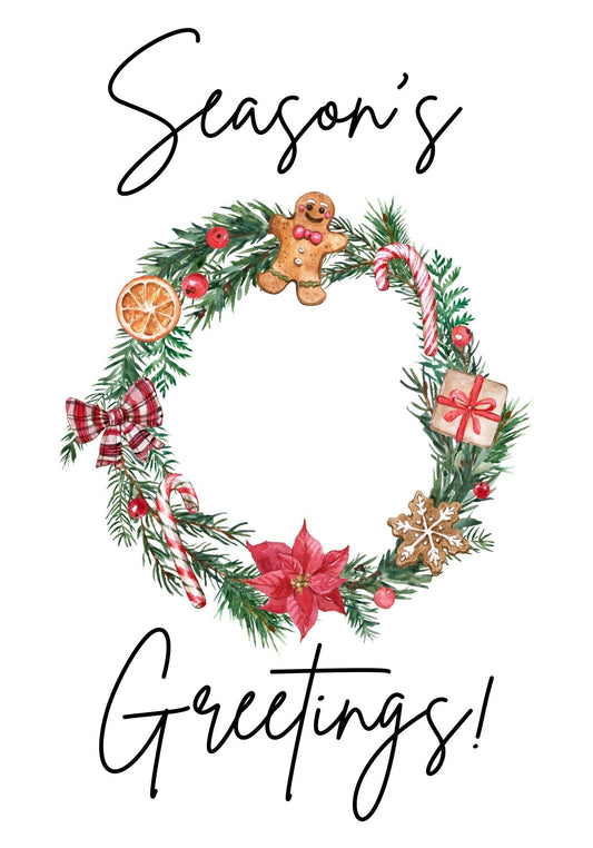 Greeting Card - Holiday Wreath