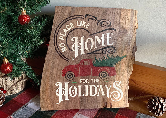 Wood Sign - Home for the Holidays