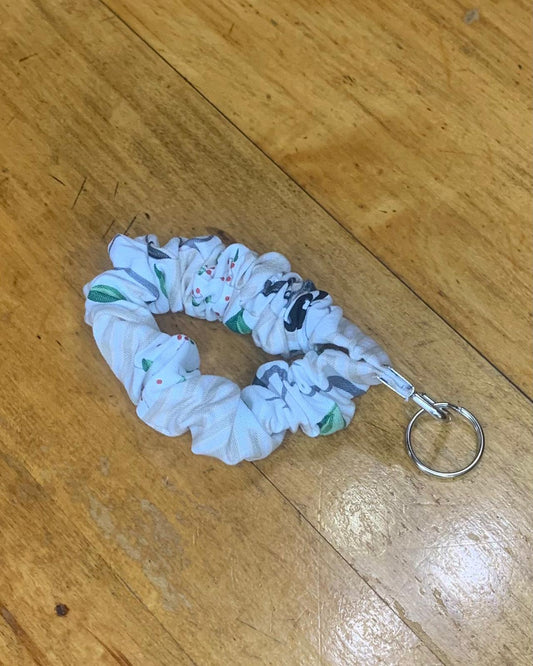 Keychain Wristlet Scrunchie - Flora & Fauna