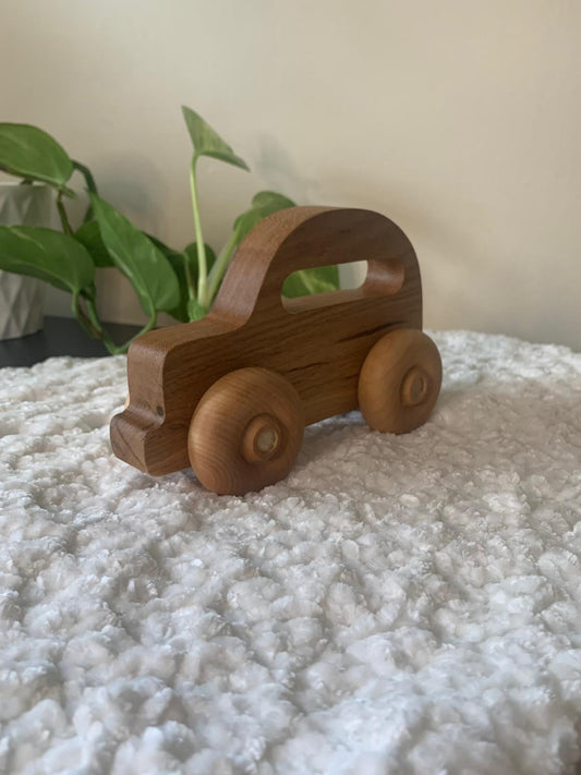 Toy Car - Cherry Wood