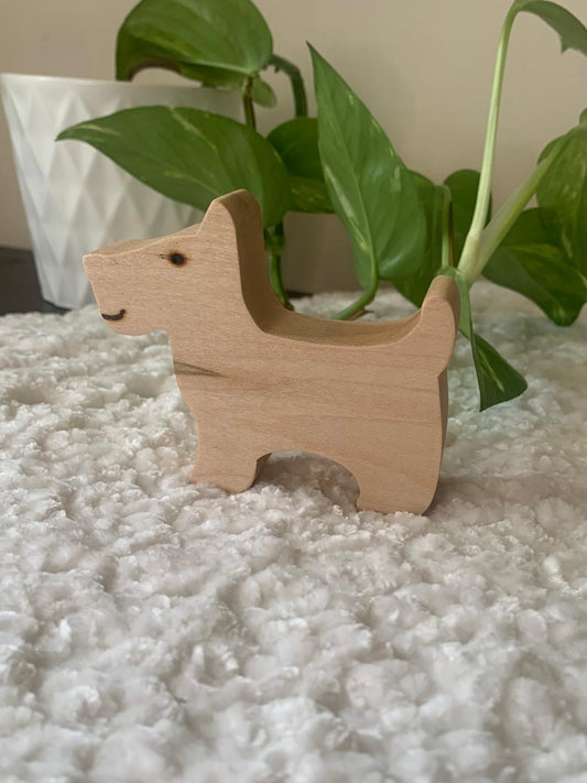 Toy Dog - Maple Wood