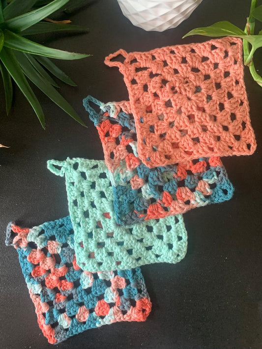 Gramma's Dishcloth - Sailor's Sunset