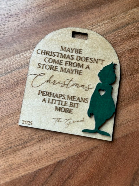 Ornament - Grinch Heart